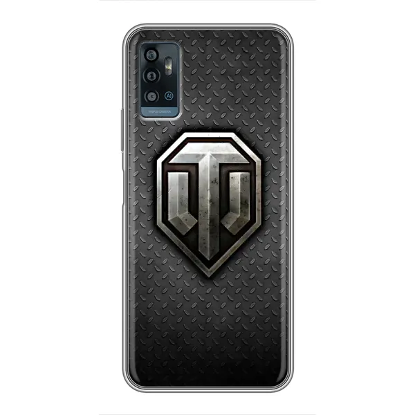 Чехол с принтом «Лого Tanks» для ZTE Blade A71 Чехол с принтом «Лого Tanks» для ZTE Blade A71