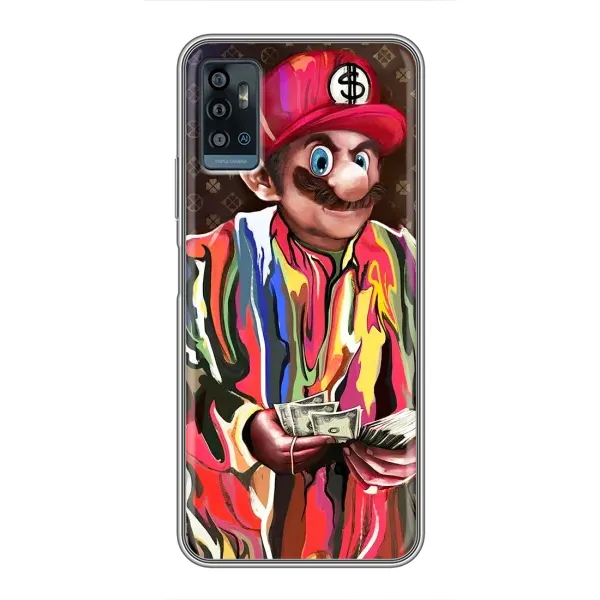 Чохол з принтом «Mario LV» для ZTE Blade A71