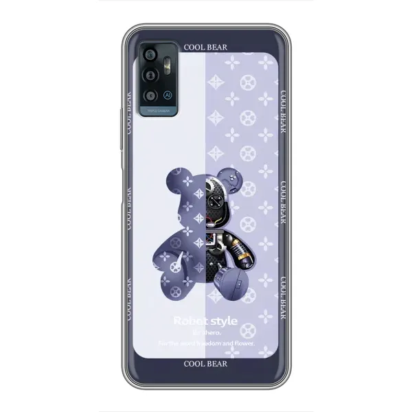 Чехол с принтом «Медвежонок LV» для ZTE Blade A71