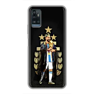 Чохли для ZTE Blade A71 (Leo чемпіон) (AlphaPrint) (Мессі Король)