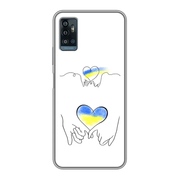 Чохол з принтом «Мир Україні» для ZTE Blade A71 Чохол з принтом «Мир Україні» для ZTE Blade A71