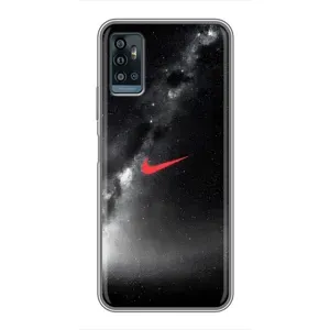 Чохол для ZTE Blade A71 - з принтом Найк (AlphaPrint) (Найк червоний)