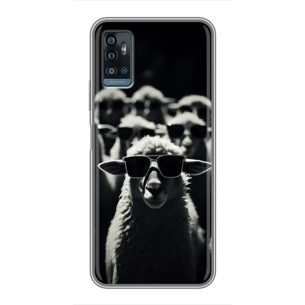 Чохол з принтом «Овечка в окулярах» для ZTE Blade A71 Чохол з принтом «Овечка в окулярах» для ZTE Blade A71