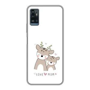 Чохли для мами на ZTE Blade A71 (Оленята мама і малюк)