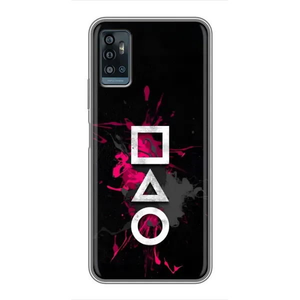 Чохол з принтом «Символи Гра кальмара» для ZTE Blade A71