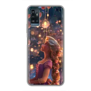 Чохол Рапунцель для ZTE Blade A71 (Рапунцель ліхтарики)