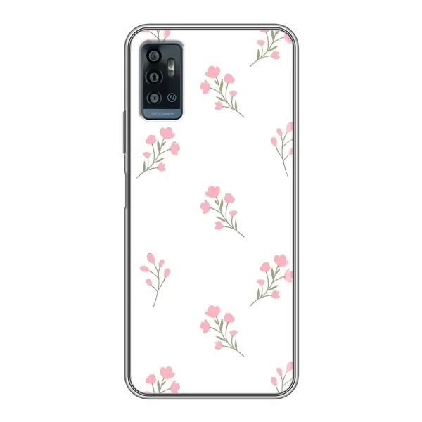 Чехол с принтом «Розовые цветы» для ZTE Blade A71 Чехол с принтом «Розовые цветы» для ZTE Blade A71