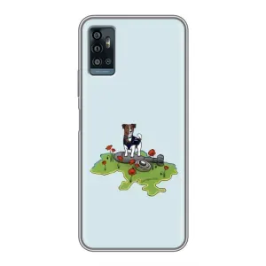 Чохли з картинкою собаки Патрон для ZTE Blade A71 (AlphaPrint) (Сапер Пес)
