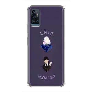 Чохли Венсдей на ZTE Blade A71 Уенсдей (AlphaPrint) (Венздей і подруга)