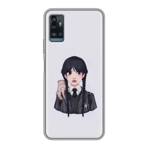 Чохли Венсдей на ZTE Blade A71 Уенсдей (AlphaPrint) (Венздей і Річ)