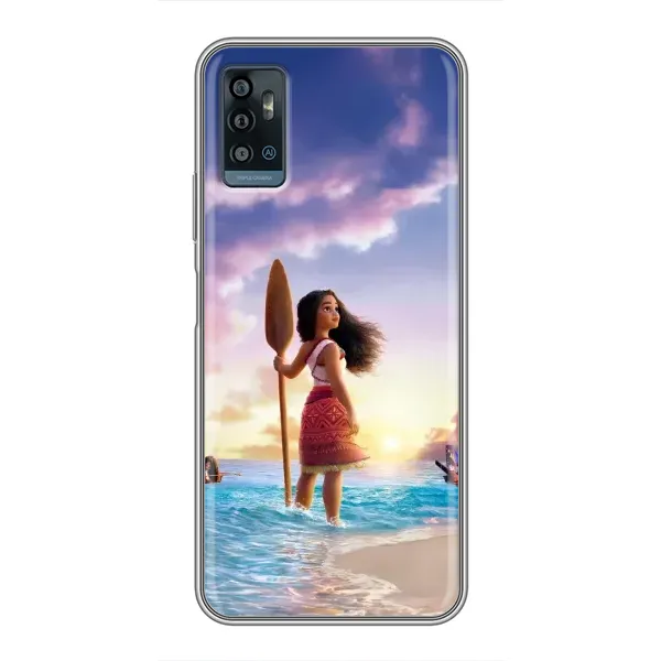 Чохол з принтом «Моана з веслом» для ZTE Blade A71