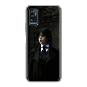 Чохол з дизайном Венздей 2 на ZTE Blade A71 (Темний стиль Венздей)