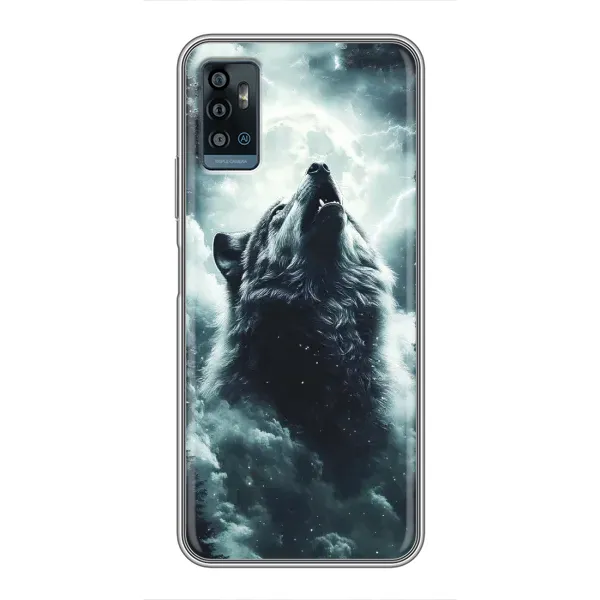 Чохол з принтом «Вовк у хмарах» для ZTE Blade A71 Чохол з принтом «Вовк у хмарах» для ZTE Blade A71