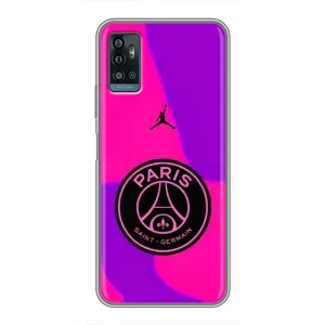 Чохли PSG для ZTE Blade A71 (AlphaPrint) (яскравий ПСЖ)