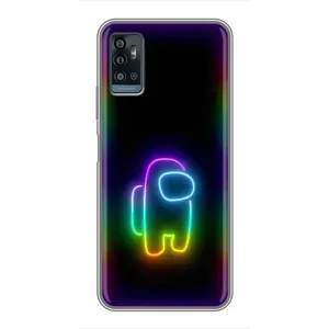 Чехол Амонг Ас для ZTE Blade A71 (AlphaPrint) (Яркий скин)