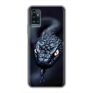 Чохол з картинкою 'Хижаки' для ZTE Blade A71 (Чорна змія)