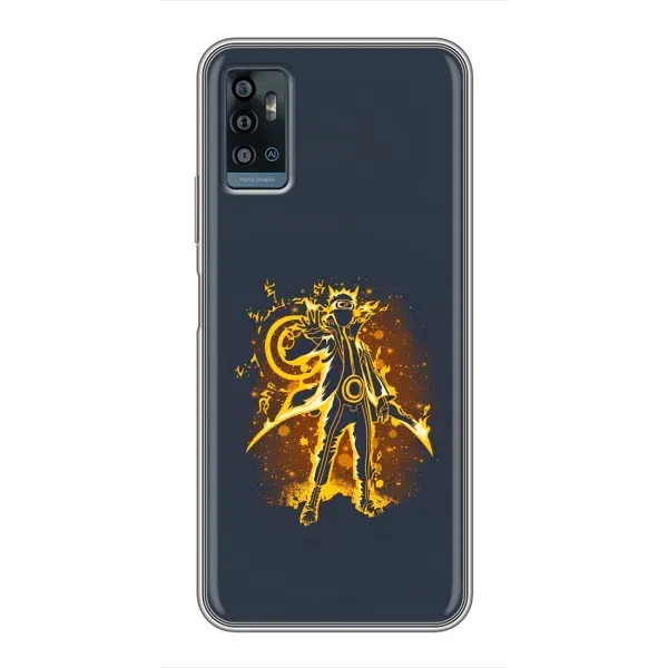 Чехол с принтом «золотой Наруто» для ZTE Blade A71