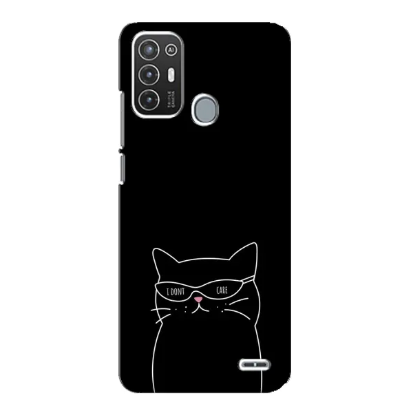 Чохол з принтом «Байдужий кіт» для ZTE Blade A72 Чохол з принтом «Байдужий кіт» для ZTE Blade A72