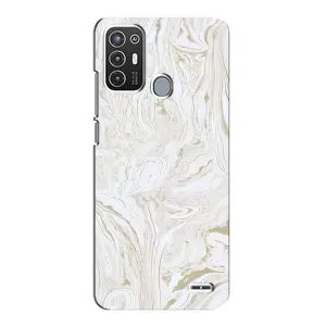 Мраморний чехол на ZTE Blade A72 (VPrint) (Білий мрамор)