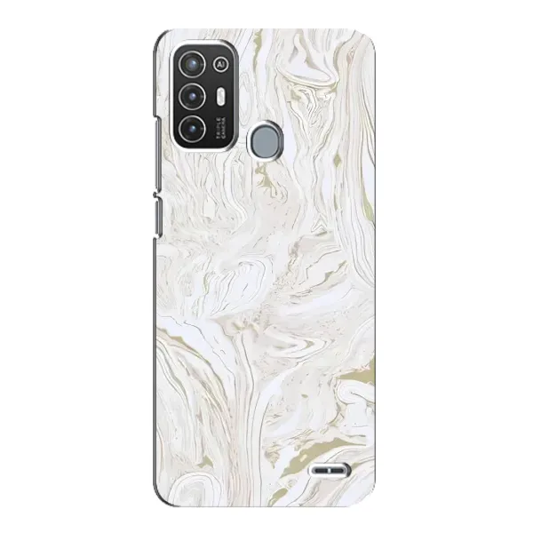 Чохол з принтом «Білий мрамор» для ZTE Blade A72