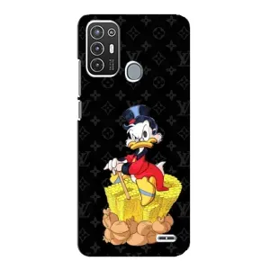 Чехли для ZTE Blade A72 - Скрудж МакДак Louis Vuitton (PREMIUMPrint) (Богатство Макдака)