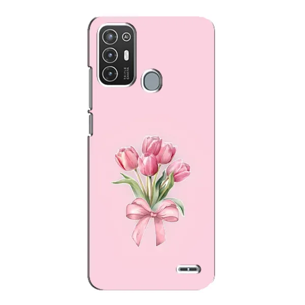 Чехол с принтом «Букет цветов» для ZTE Blade A72