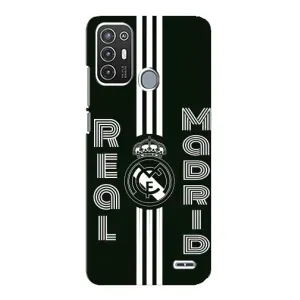 ФК Реал Мадрид чохли для ZTE Blade A72 (AlphaPrint) (чорно білий Реал)