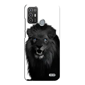 Чохли з картинкою животних ZTE Blade A72 (Чорний ЛЕВ)
