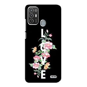 Чехлы для любимой на ZTE Blade А72 (VPrint) (Квіти LOVE)