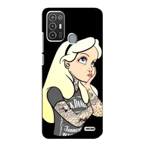 Чохол з друком для ZTE Blade A72 - (Мода) (AlphaPrint) (Дівчина в тату)