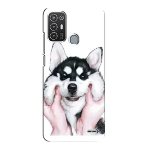 Чохли з собаками для ZTE Blade A72 (VPrint) (Радісний Хаскі)