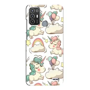 Чохол для ZTE Blade А72 - (Єдинорожки - Новинки) (AlphaPrint) (Єдиноріжки)