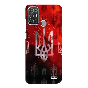 Украинские Чехлы для ZTE Blade A72 с картинкой УПА (AlphaPrint) (ГЕРБ УПА)