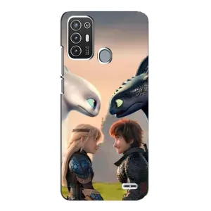 Чохол як приборкати дракона на ZTE Blade A72 (Гикавка і Астрід)
