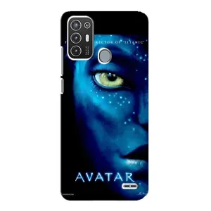 Чохли з фільму АВАТАР для ZTE Blade A72 (AlphaPrint) (око Аватара)
