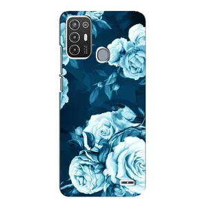 Чехлы (ART) Цветы на ZTE Blade A72 (VPrint) (Блактині бутони)