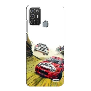Чохли з Машинами на ZTE Blade А72 (VPrint) (Гоночні Тачки)