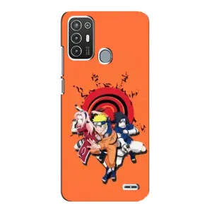 Naruto Anime Чохли для ZTE Blade А72 (AlphaPrint) (команда Наруто)