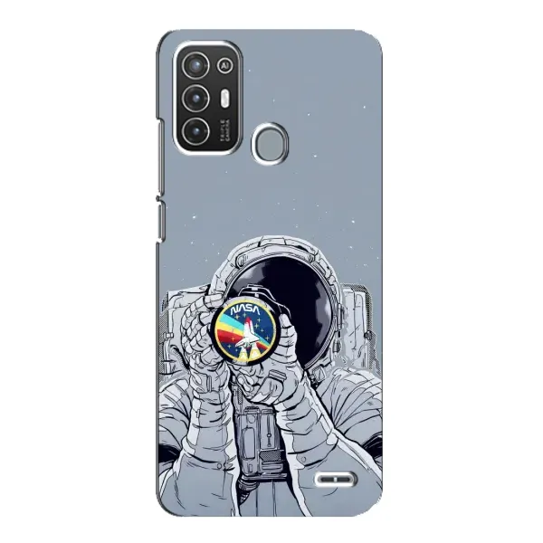 Чехол с принтом «Космонавт фото» для ZTE Blade A72