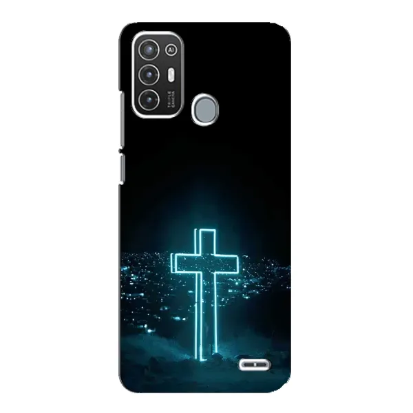 Чохол з принтом «Хрест і місто» для ZTE Blade A72
