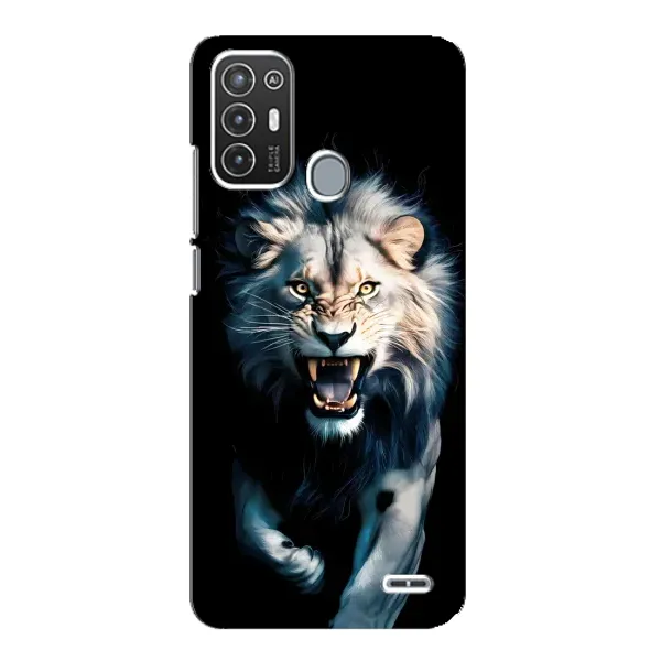Чехол с принтом «Лев в темноте» для ZTE Blade A72