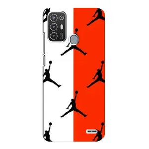 Чохли для ZTE Blade A72 - з картинкою JORDAN (AlphaPrint) (Лого Джордан)