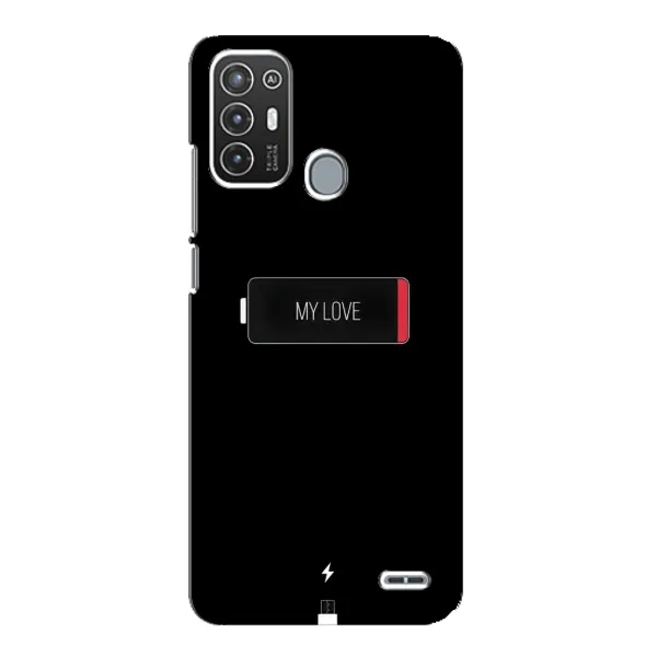 Чохол з принтом «Love battery» для ZTE Blade A72 Чохол з принтом «Love battery» для ZTE Blade A72