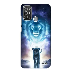 Чохол з картинкою ЛЕВ для ZTE Blade A72 (VPrint) (Маленький лев)