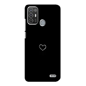 Чехлы для любимой на ZTE Blade А72 (VPrint) (Маленьке сердечко)
