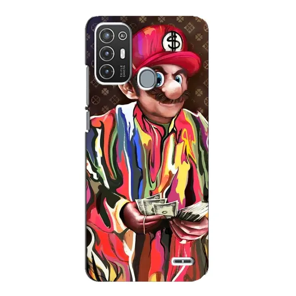 Чехол с принтом «Mario LV» для ZTE Blade A72