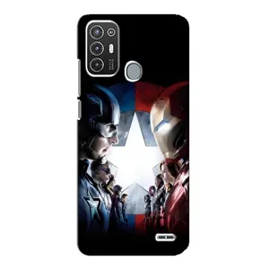 Чохли з героями Марвел ZTE Blade A72 (VPrint) (Марвел стайл)