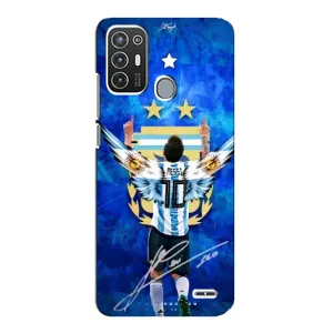 Чохли для ZTE Blade A72 (Leo чемпіон) (AlphaPrint) (Мессі збірна)