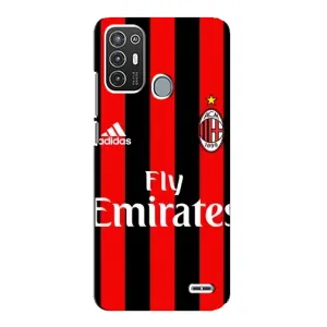 Чохли для ZTE Blade A72 (VPrint) - Футбольні клуби (Milan)