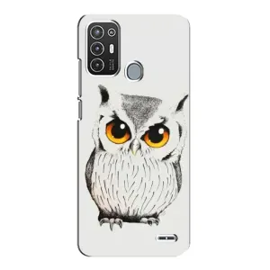 Чохол з пташками на ZTE Blade A72 (VPrint) (Мила Сова)